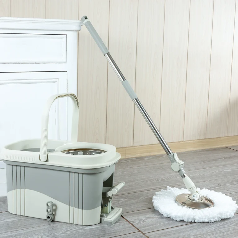 زمین شوی چرخشی صدف با سطل پدال دار