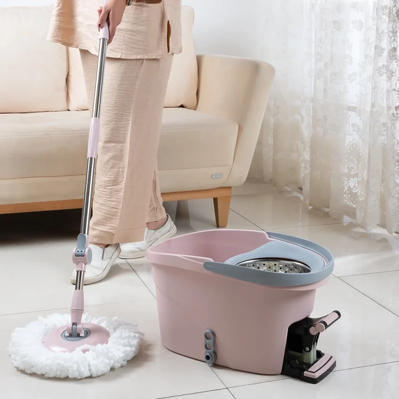 زمین شوی چرخشی شانا با سبد استیل